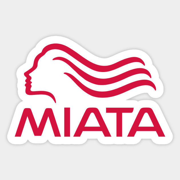 Miata Hair Sticker by hattorihanz0